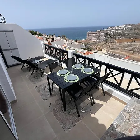 Ocean View Sunset Balcony - Near Anfi Del Mar Apartmán